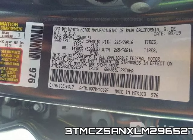 3TMCZ5ANXLM296527 фото 10