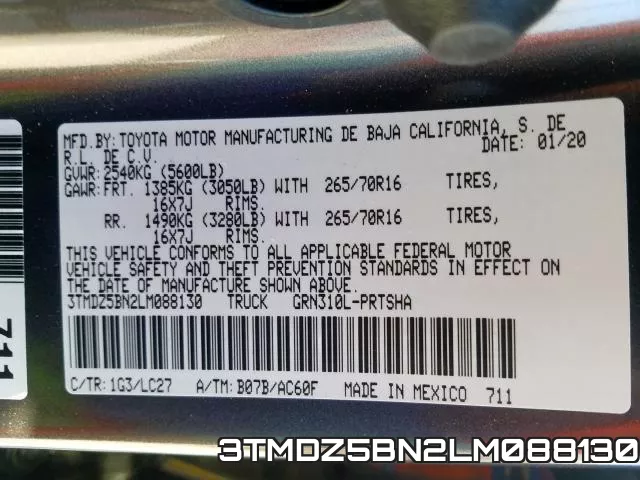 3TMDZ5BN2LM088130 фото 2