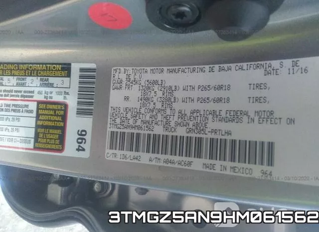 3TMGZ5AN9HM061562 фото 10