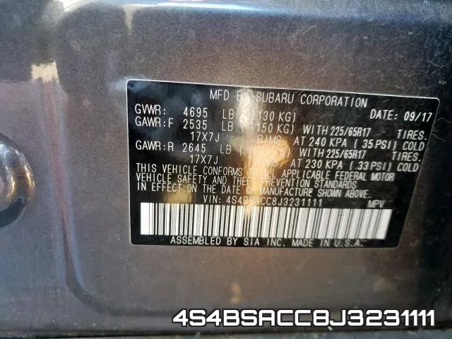 4S4BSACC8J3231111 фото 2