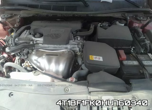 4T1BF1FK0HU760340 фото 2