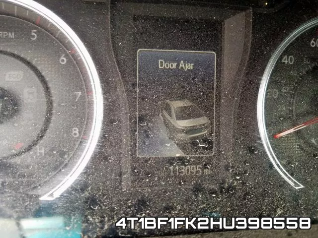 4T1BF1FK2HU398558 фото 9