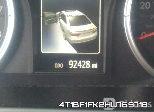 4T1BF1FK2HU769718 фото 8