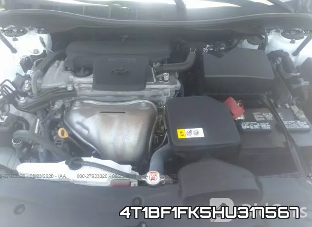 4T1BF1FK5HU317567 фото 2