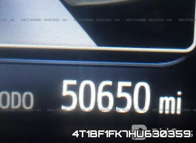 4T1BF1FK7HU630359 фото 8