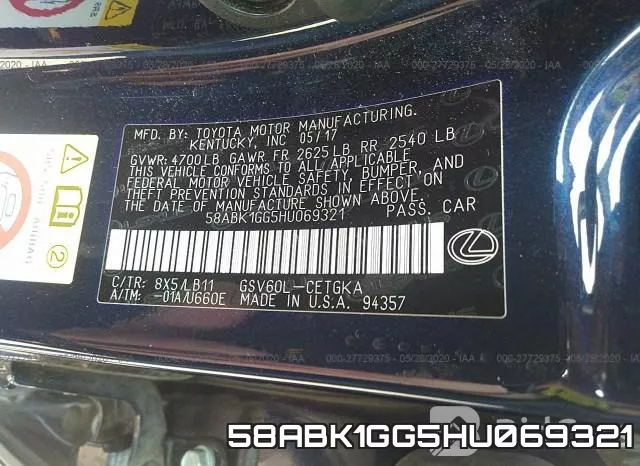 58ABK1GG5HU069321 фото 10