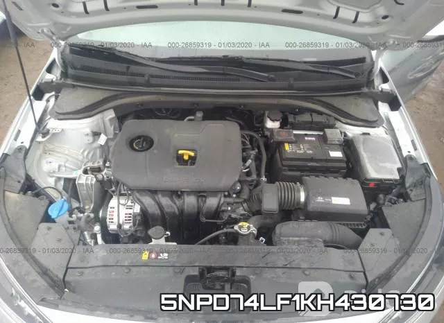 5NPD74LF1KH430730 фото 2