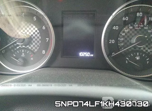 5NPD74LF1KH430730 фото 8