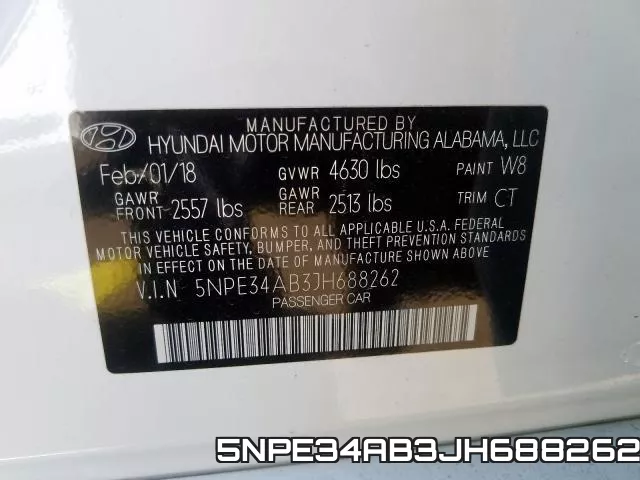 5NPE34AB3JH688262 фото 2