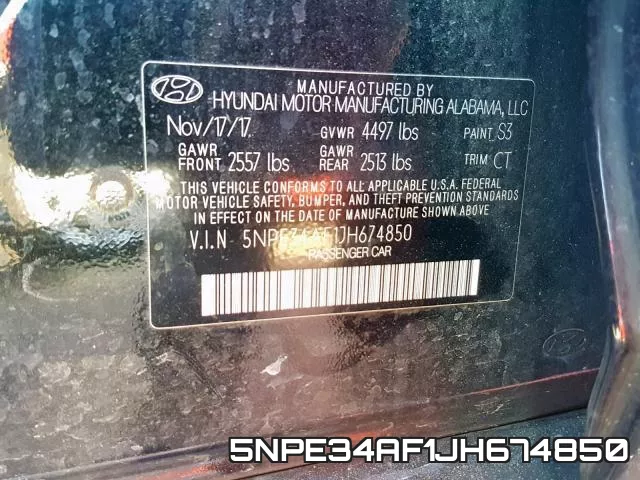 5NPE34AF1JH674850 фото 2