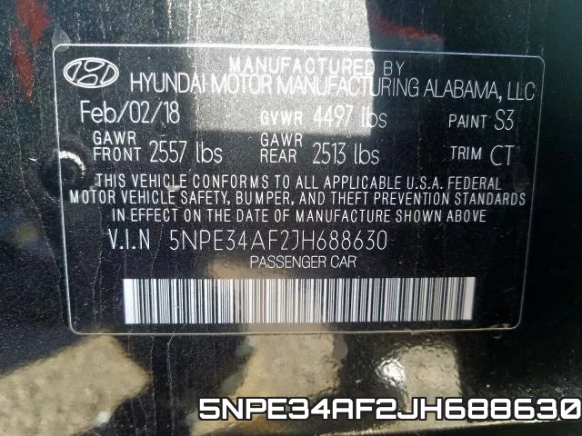 5NPE34AF2JH688630 фото 2