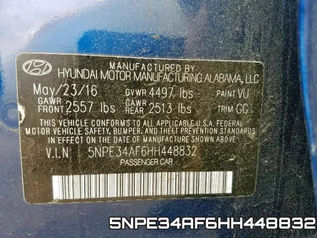 5NPE34AF6HH448832 фото 2