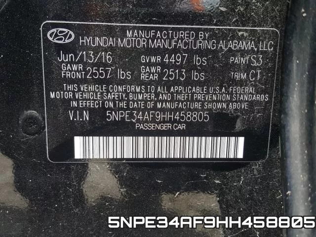 5NPE34AF9HH458805 фото 2