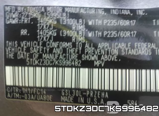 5TDKZ3DC7KS996482 фото 10