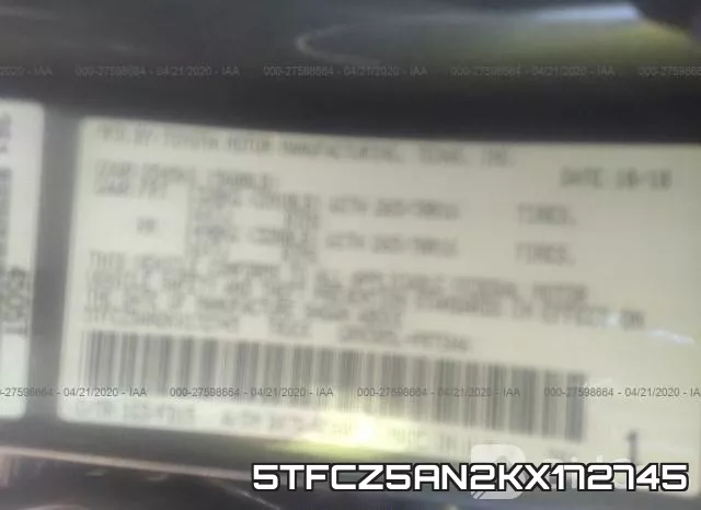 5TFCZ5AN2KX172745 фото 10