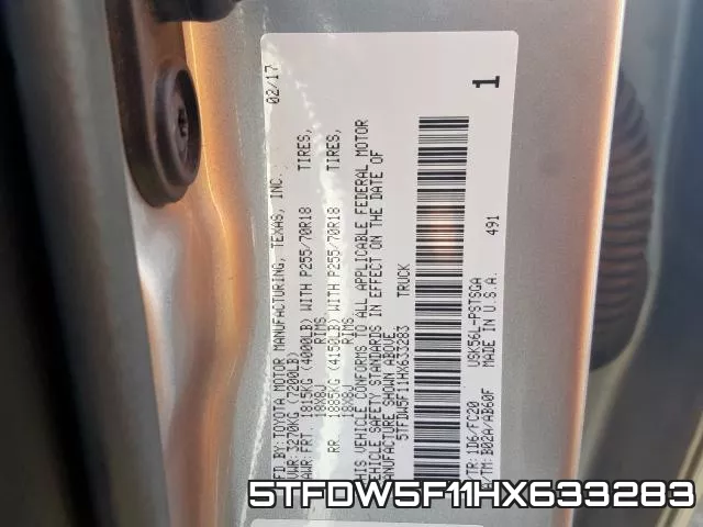 5TFDW5F11HX633283 фото 2