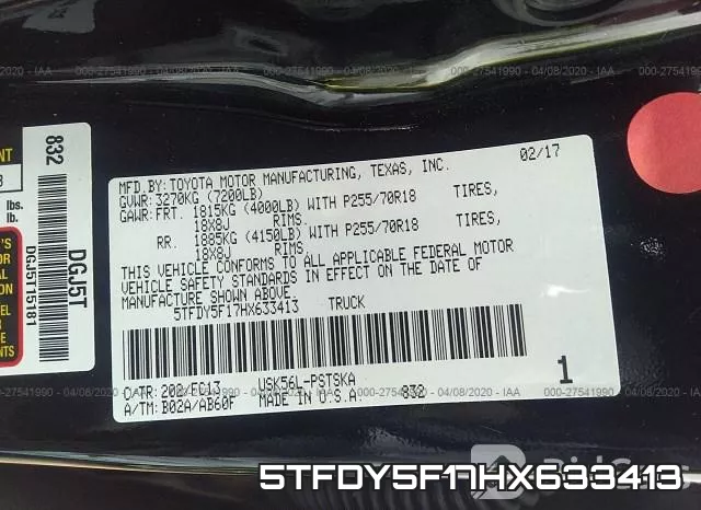 5TFDY5F17HX633413 фото 10