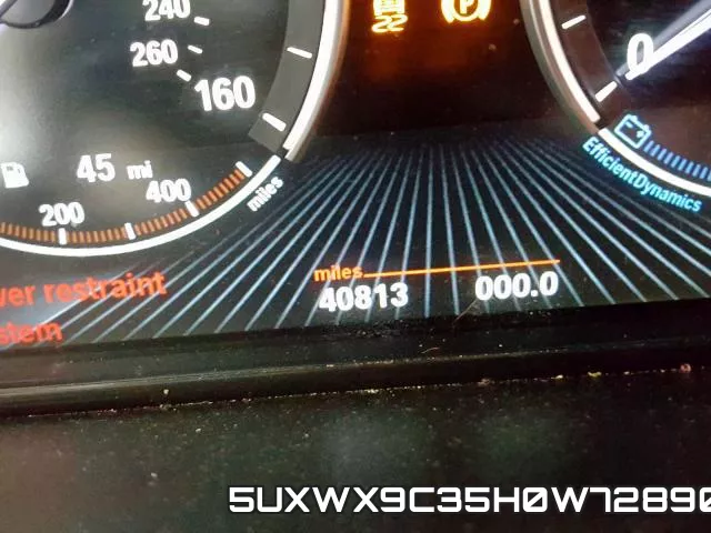 5UXWX9C35H0W72890 фото 9