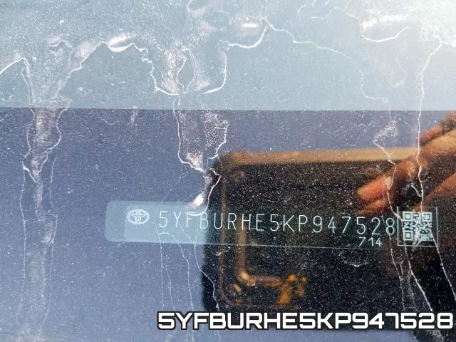 5YFBURHE5KP947528 фото 2