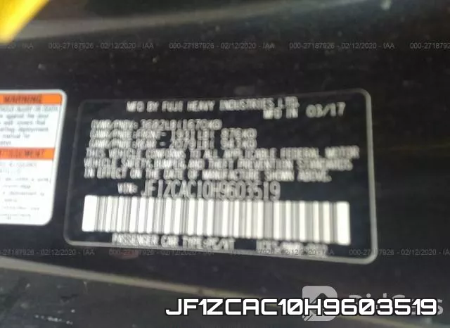 JF1ZCAC10H9603519 фото 10