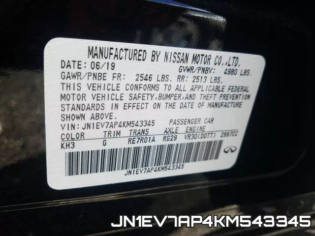 JN1EV7AP4KM543345 фото 2