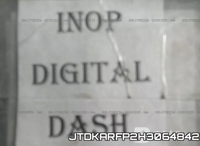 JTDKARFP2H3064842 фото 8
