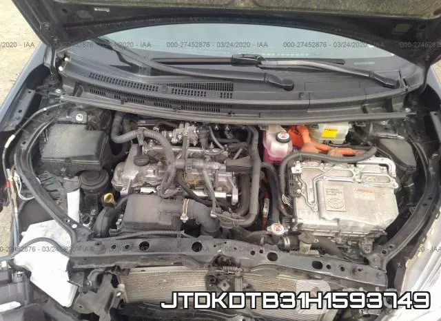 JTDKDTB31H1593749 фото 2