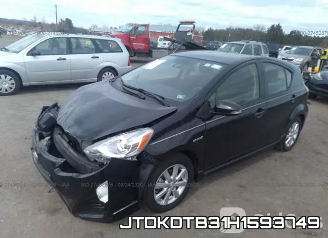 JTDKDTB31H1593749 фото 3