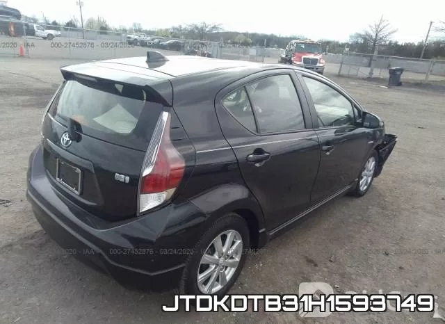 JTDKDTB31H1593749 фото 5