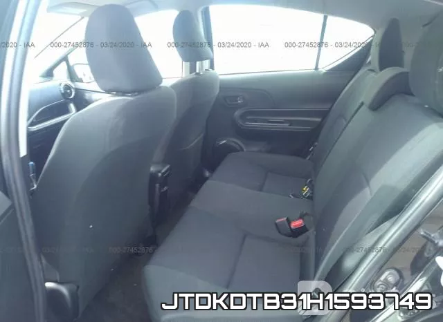 JTDKDTB31H1593749 фото 9