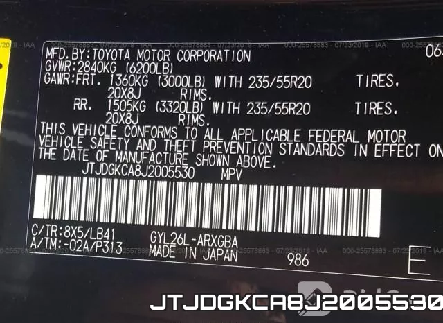 JTJDGKCA8J2005530 фото 10