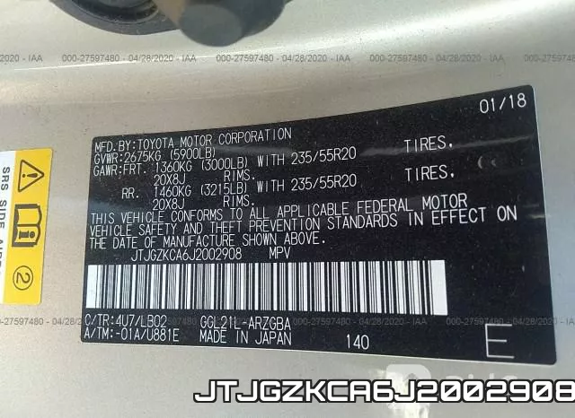 JTJGZKCA6J2002908 фото 10