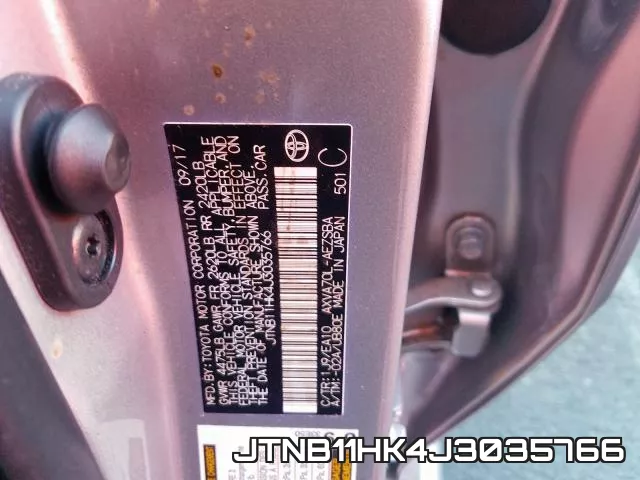 JTNB11HK4J3035766 фото 2