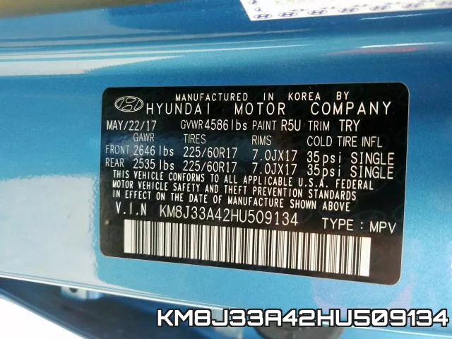 KM8J33A42HU509134 фото 2