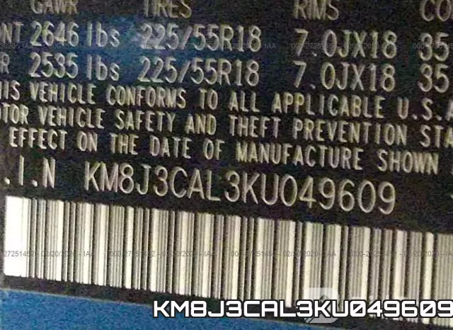 KM8J3CAL3KU049609 фото 10