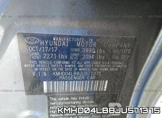 KMHD04LB8JU571375 фото 10