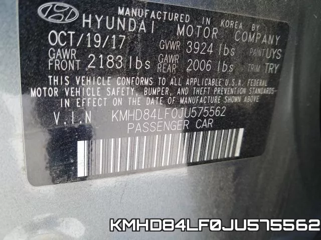 KMHD84LF0JU575562 фото 2