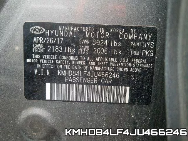 KMHD84LF4JU466246 фото 2