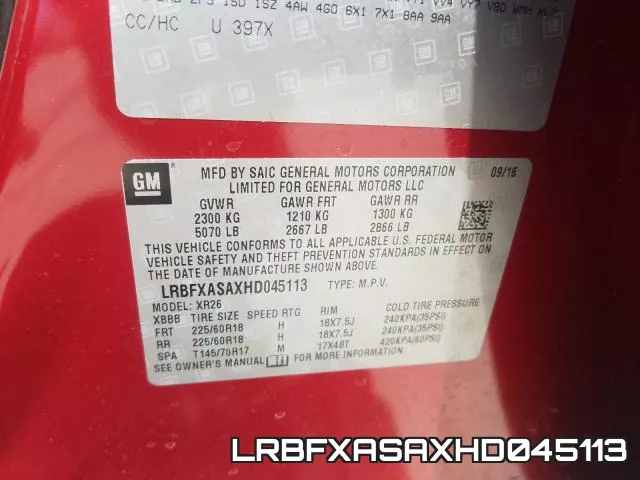 LRBFXASAXHD045113 фото 2