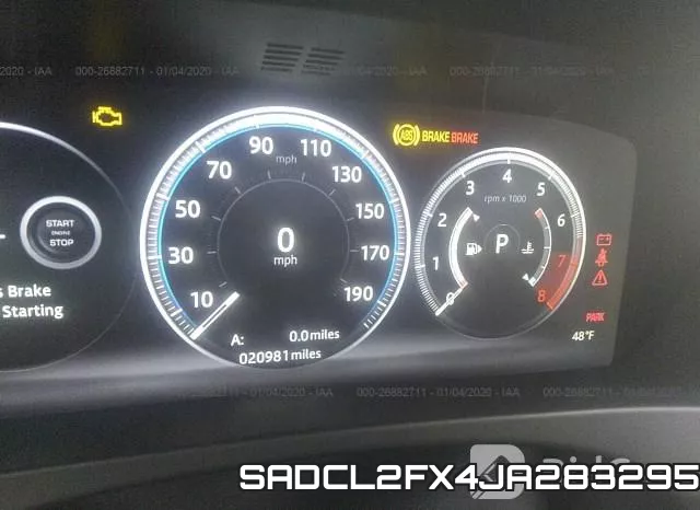 SADCL2FX4JA283295 фото 8