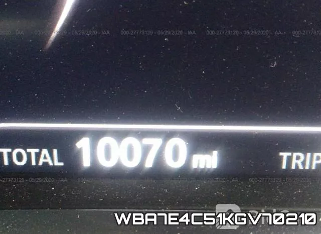 WBA7E4C51KGV70210 фото 8