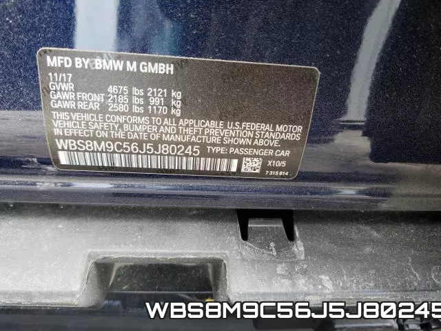 WBS8M9C56J5J80245 фото 2
