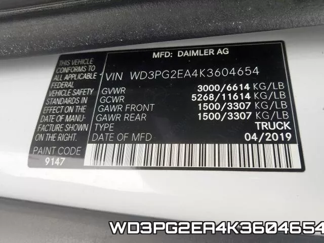 WD3PG2EA4K3604654 фото 2