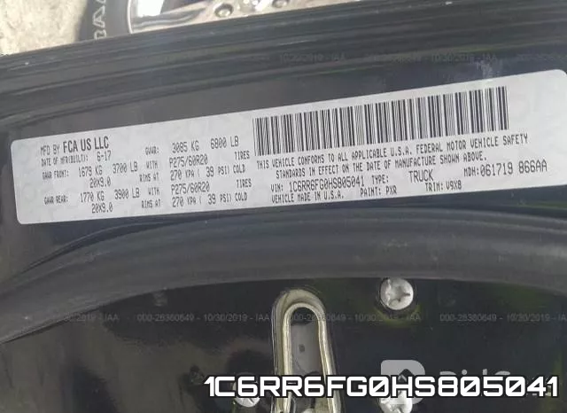 1C6RR6FG0HS805041 фото 10