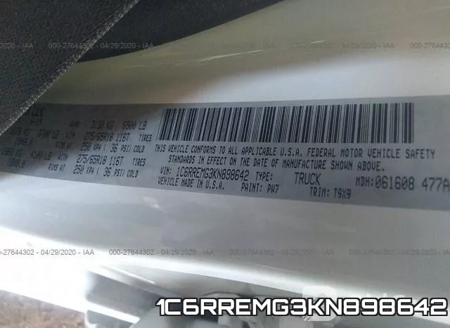 1C6RREMG3KN898642 фото 10