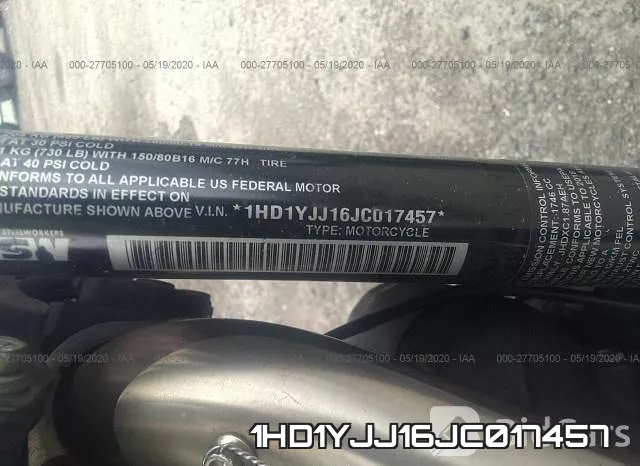 1HD1YJJ16JC017457 фото 2