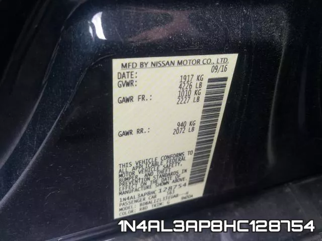 1N4AL3AP8HC128754 фото 2