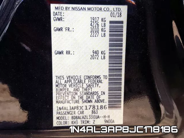 1N4AL3AP8JC178186 фото 2