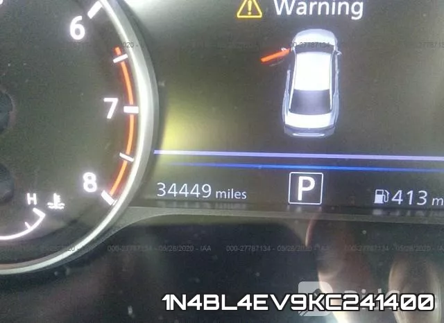 1N4BL4EV9KC241400 фото 8
