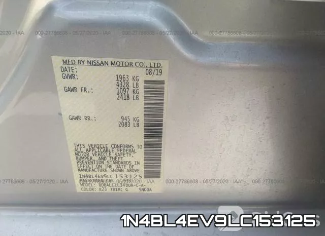 1N4BL4EV9LC153125 фото 10